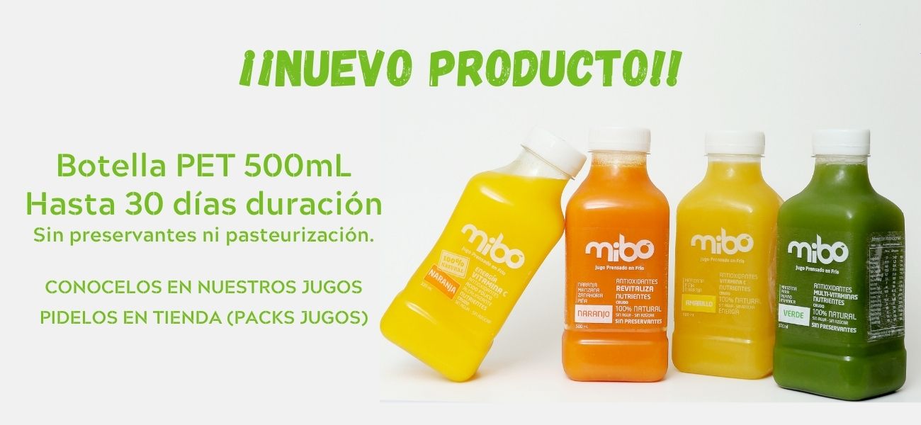 Somos Mibo – Jugos prensados en Frío